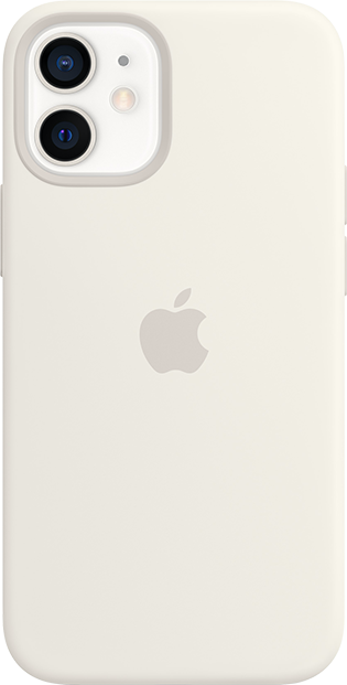 Apple iPhone Silicone Case + MagSafe - iPhone 12 mini - White